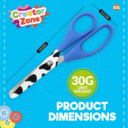 2-4pk Kids Scissors Set for Childrens Craft Paper Right Handed Safety School Art