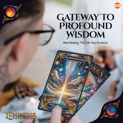 Oracle Cards with Guide Book and 60 Card Deck | Tarot Playing New Energy Game
