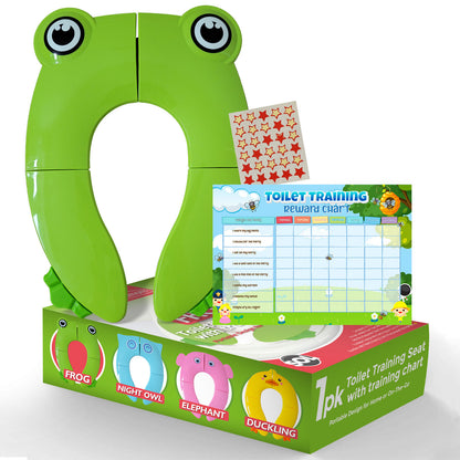Baby Toilet Training Seat Potty Kids Toddler Child Portable Travel Folding Cover