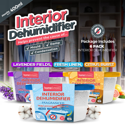 6-36 DEHUMIDIFIER Interior Damp Moisture Mould Mildew Remover Trap Home Caravan