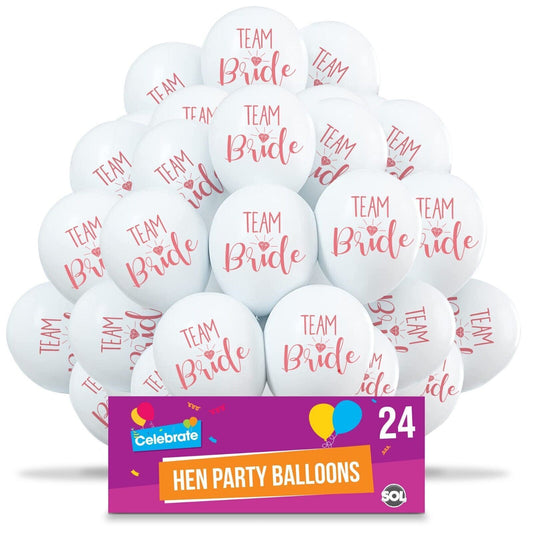 24 Team Bride Hen Party Balloons Wedding Night Do Decorations Accessories To Be