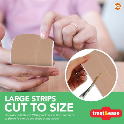 Washproof & Fabric Dressing Strip 2M x 6.5CM | Premium Grade Adhesive Plasters