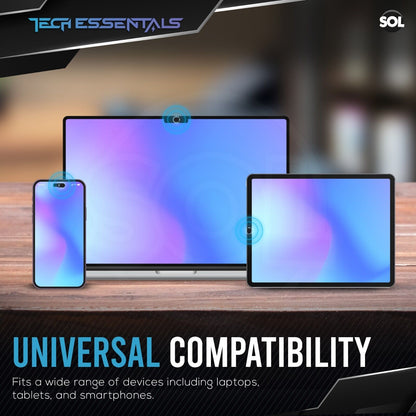 6-12X Webcam Cover Slider Laptop Ultra Thin Camera Privacy Security Tablet Phone