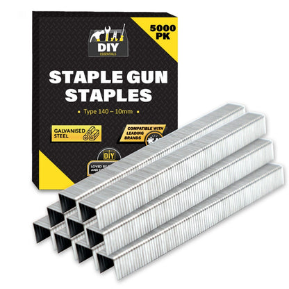 5000 Staples for Staple Gun | 10mm 8mm 14mm Type 53 140 | Heavy Duty Upholstery