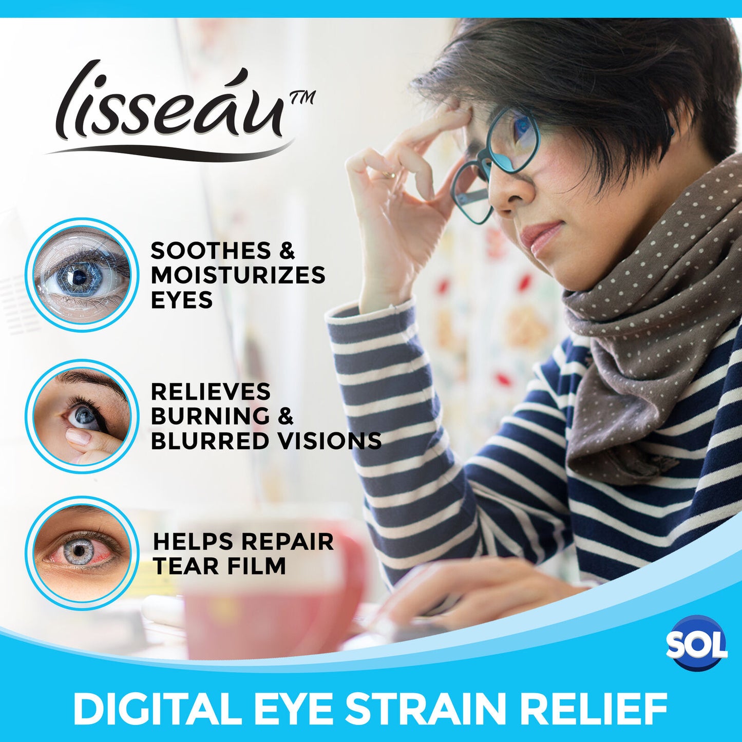 6pk Dry Eye Spray x 15ml | Hydrating Mist Tired Irritated Sore Strained Eyelids