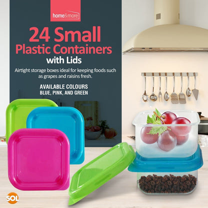 24-36 Mini Plastic Storage Containers | Clear small boxes Jewelry box Food Pots