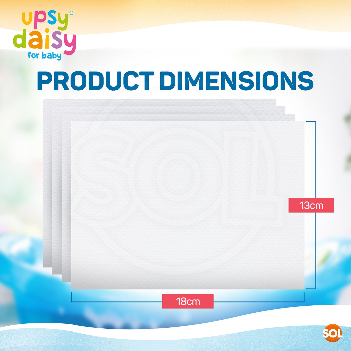 Baby Wipes Case Bulk 24 x 72 Packs (1728 Wipes) | Wet Wipes Multipack Sensitive