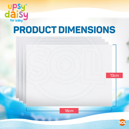 Baby Wipes Case Bulk 24 x 72 Packs (1728 Wipes) | Wet Wipes Multipack Sensitive