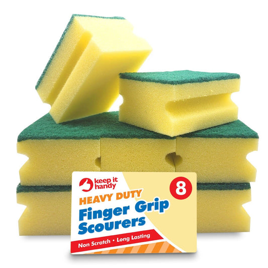 24-40 Sponge Scourers Cleaning Dish Washing Up Kitchen Scouring Pads Heavy Duty