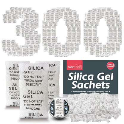 Silica Gel Sachets 1g Desiccant Reusable Packets Bags Anti Damp Pouches Packs