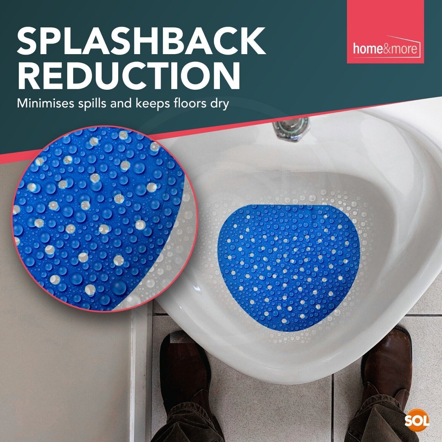 8 Urinal Screen Mat Deodoriser Anti Splash Toilet Fresh Fragranced Up to 30 Days