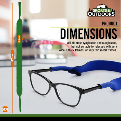 6pk Neoprene Glasses Strap Sport Lanyard Cord Spectacles Sunglasses Neck Holder