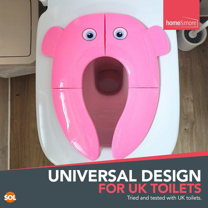 Baby Toilet Training Seat Potty Kids Toddler Child Portable Travel Folding Cover