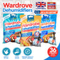 1-48 Hanging Wardrobe Dehumidifier Bags Damp Mould Moisture Mildew Condensation