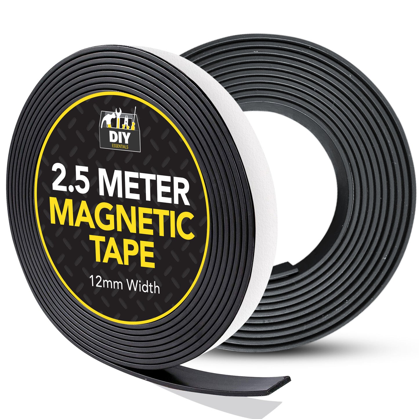 2.5M Magnetic Tape Self Adhesive | Flexible Magnet Strips 12mm x 2mm Anisotropic
