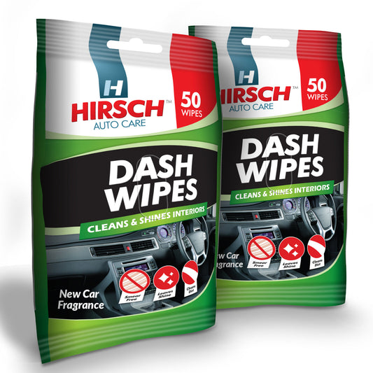100pk Car Dash Wipes New Car Scent Gloss Interior Dashboard Streak Free Cleaning