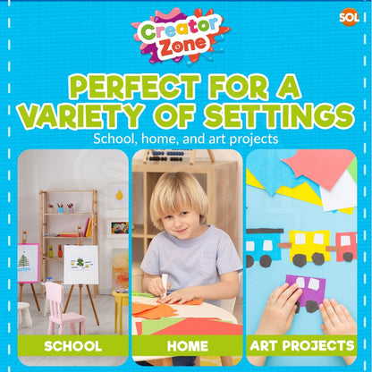 2-4pk Kids Scissors Set for Childrens Craft Paper Right Handed Safety School Art