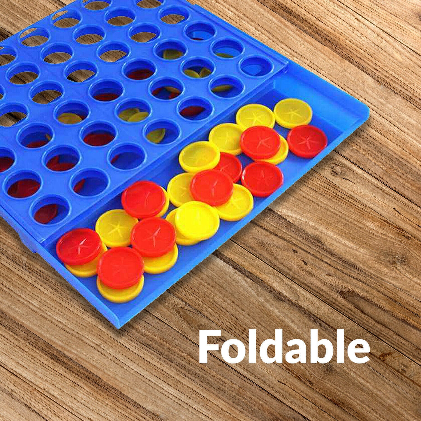 Four in a Row Board Game 4 Line Family Entertainment Fun Travel Kids Educational