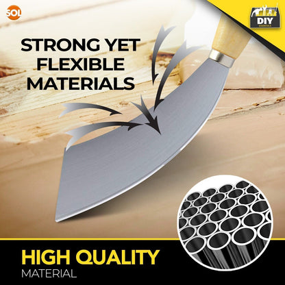 3-6 Wallpaper Paint Scraper Set Decorating Putty Filling Knife Metal Tool Blade