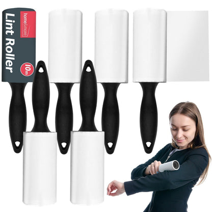 6pk x 10m Lint Roller Refills Rolls Pet Hair Clothes Fluff Dust Remover Sticky