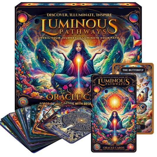 Oracle Cards with Guide Book and 60 Card Deck | Tarot Playing New Energy Game