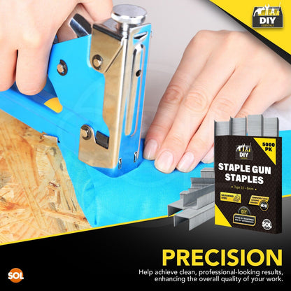 5000 Staples for Staple Gun | 10mm 8mm 14mm Type 53 140 | Heavy Duty Upholstery