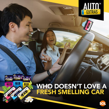Car Air Freshener Hanging Cassette Auto Freshner Berries New Car Vanilla Scents