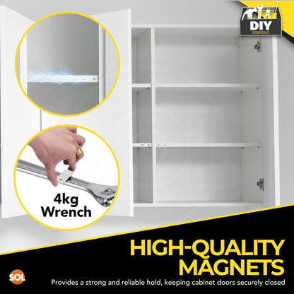 12-24 Sets Very Strong Magnetic Cabinet Door Catches Magnet Cupboard Catch Latch