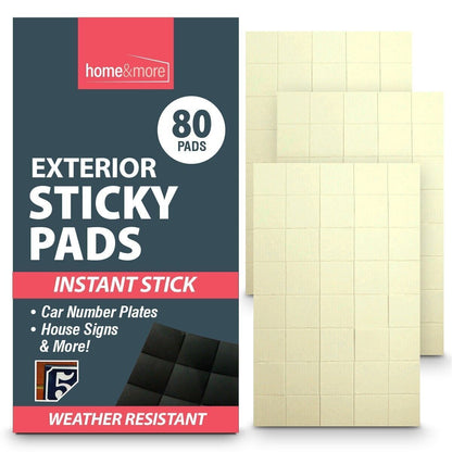 80-320 Exterior Sticky Pads | Strong Double Sided Self Adhesive Outdoor Mounting