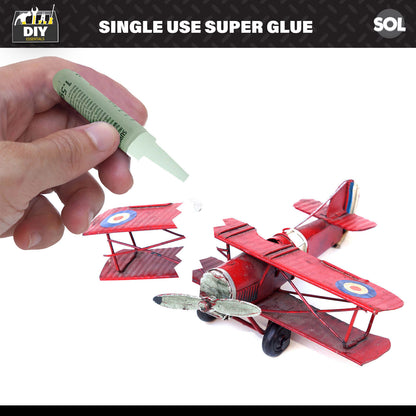 12pk Super Glue Extra Strong Bond | Premium Adhesive Plastic Rubber Leather Wood