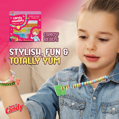 Candy Jewellery 80g Create Your Own Kit Necklace Assorted Coloured Retro Sweets