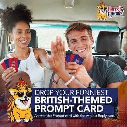 Brits & Giggles Funny British Card Games for Adults Friends Party Game Night Fun