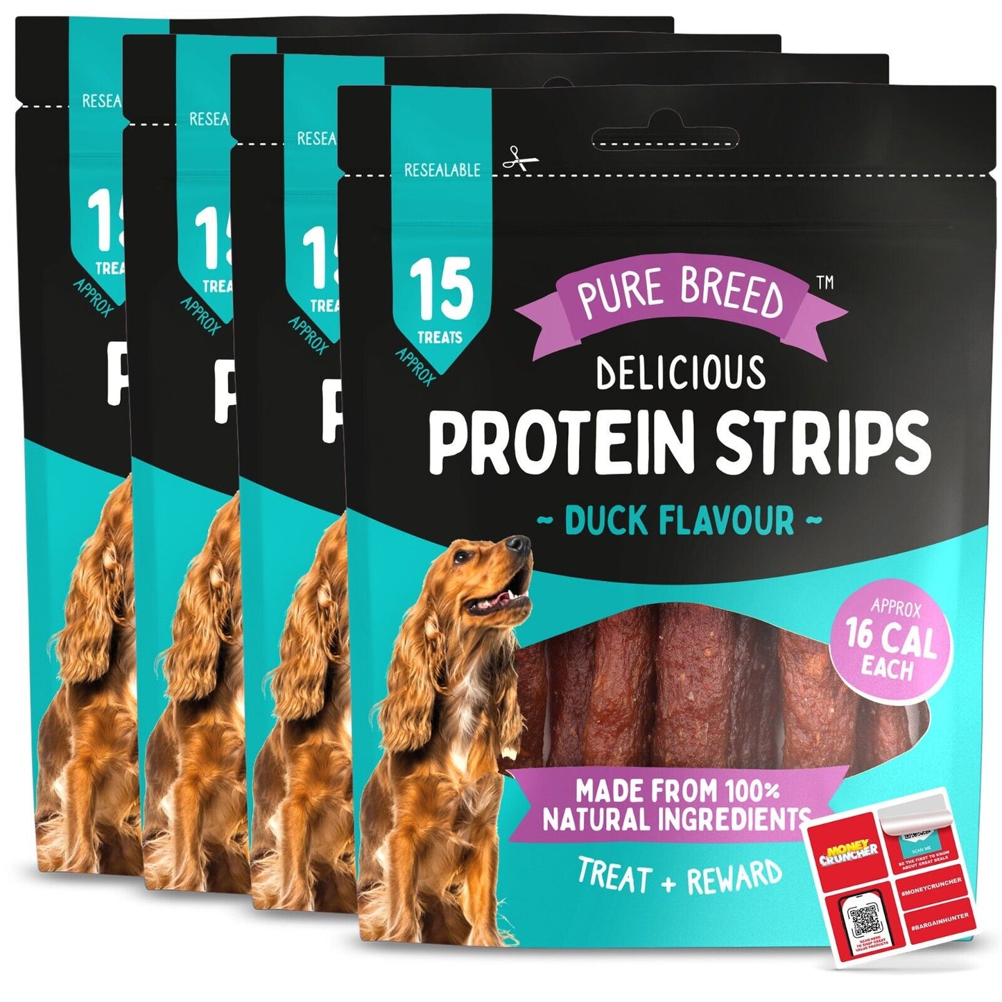 Chicken Strips Dog Treats Duck & Beef | 150g