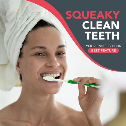 32 Adult Toothbrushes Soft Medium Bristles Manual Pack Dental Care Oral Hygiene