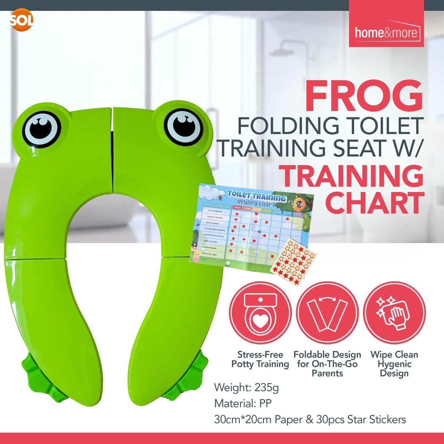Baby Toilet Training Seat Potty Kids Toddler Child Portable Travel Folding Cover