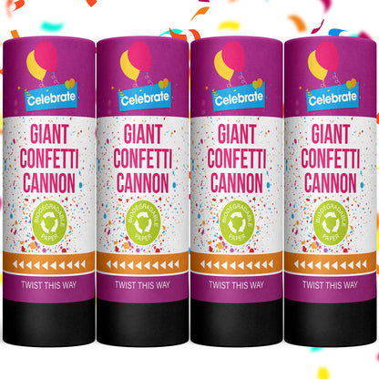 Confetti Cannons 8-48pk - Ideal for NYE!