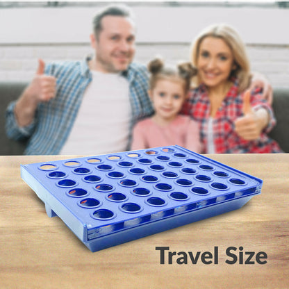 Four in a Row Board Game 4 Line Family Entertainment Fun Travel Kids Educational