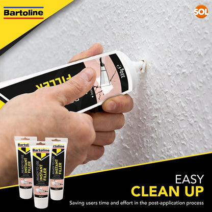 6x330g 1.9KG Ready Mixed All Purpose Filler Tube Instant White Interior Exterior