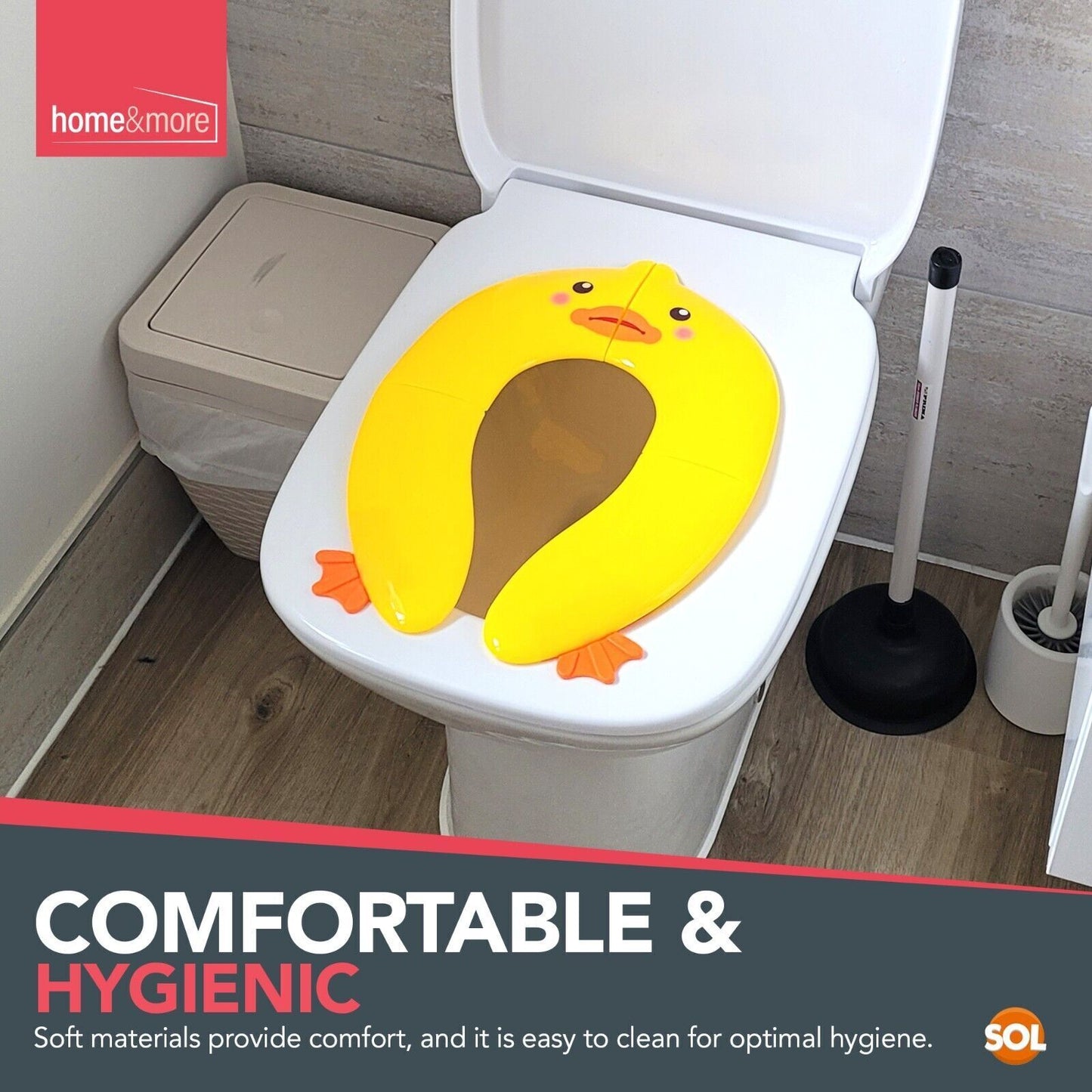 Baby Toilet Training Seat Potty Kids Toddler Child Portable Travel Folding Cover