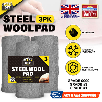 1-10M Steel Wire Wool Roll Grade 0000 Super Ultra Fine For Rats Mice Top Quality