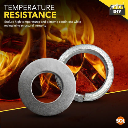 500-1000 Stainless Steel Flat Washers Set Assorted Box M4 M5-6 M8 M10 M12 Spring