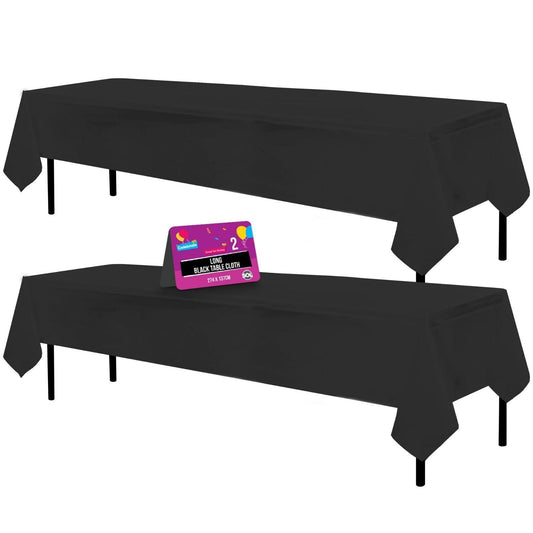Plastic Rectangular Table Cloth Covers | Wipe Clean Party Tablecloths Disposable