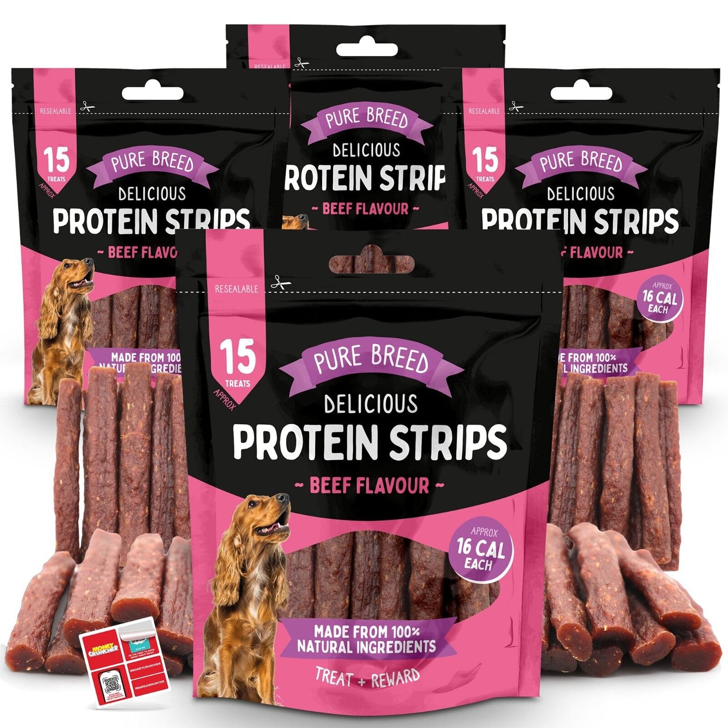 Chicken Strips Dog Treats Duck & Beef | 150g