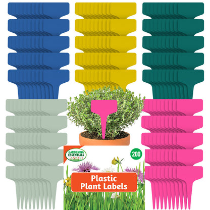 100-300pk Plastic Plant Labels T Type Waterproof Garden Markers Herb Name Tags