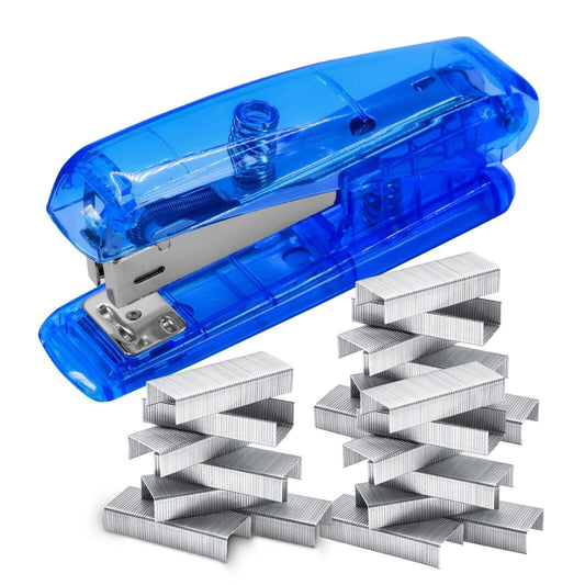 Stapler and Staples 500pk For Desktop Set Office Desk School Home Stationery