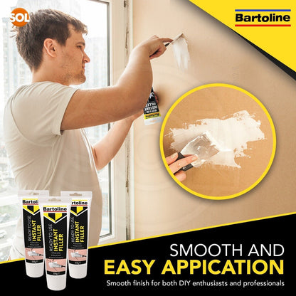 6x330g 1.9KG Ready Mixed All Purpose Filler Tube Instant White Interior Exterior