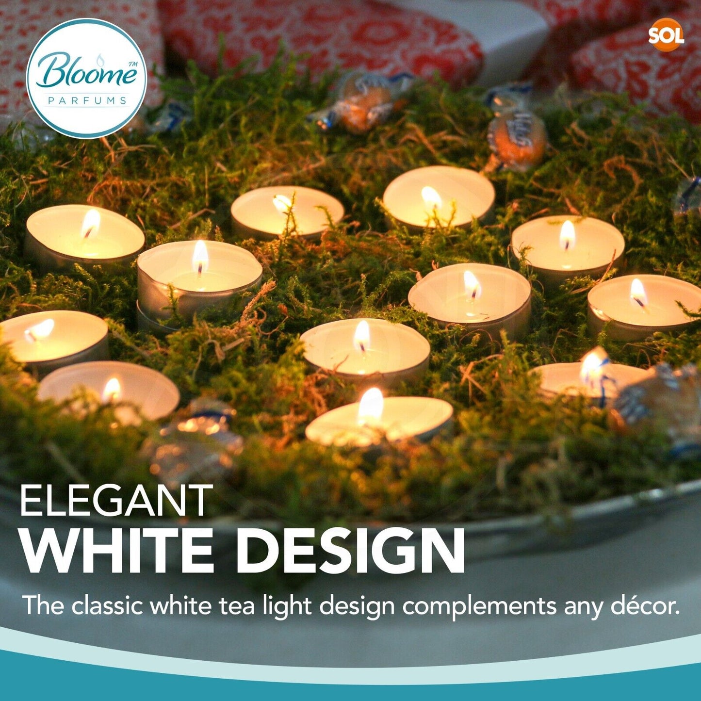 60-300 Tea Lights White Unscented Candles 8 Hour Long Burn 8hr Night Tealights