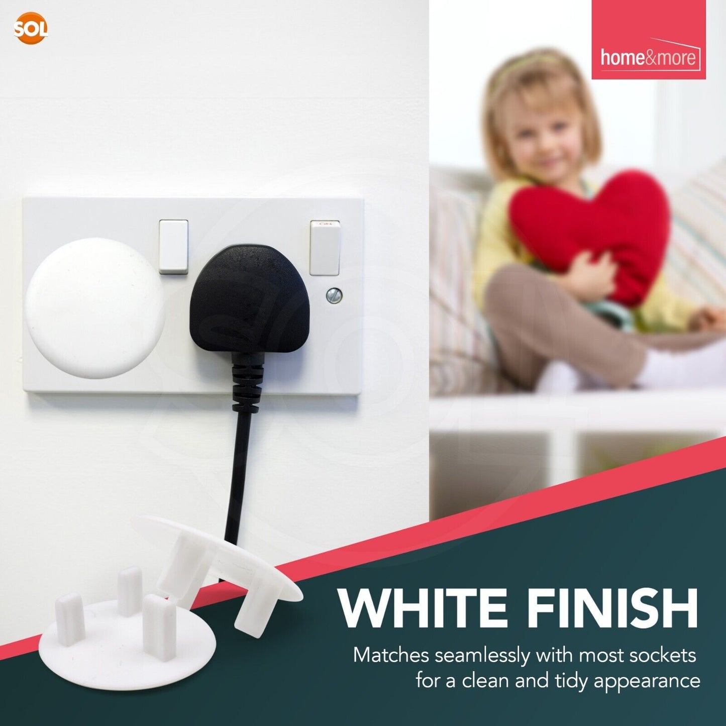 20-40 Plug Socket Covers | Child Baby Electrical Mains Power Safety Protector UK