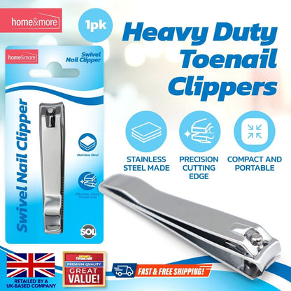 1-2 Toe Nail Clippers Heavy Duty Large Big Cutters Set For Trimmer Nipper Finger