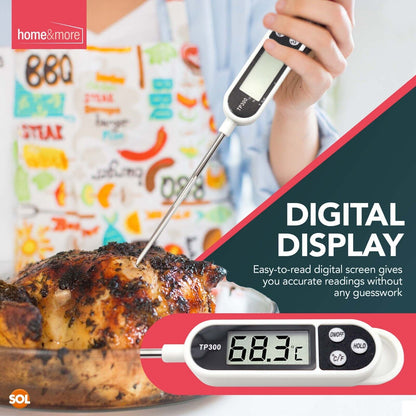 Digital Food Thermometer Meat Temperature Probe BBQ Turkey Kitchen Food Cooking